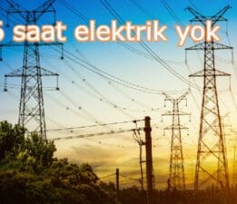 Dikkat! Elektrikler Kesilecek