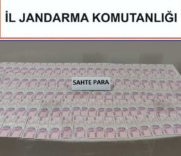 128 adet sahte 200 lira ele geçirildi