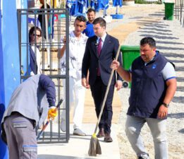 Kumbahçe Mahallesine saha ziyareti