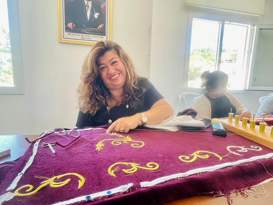 Çiftlik Kadın Yaşam Merkezi’nde Geleneksel Sanatlar Yaşatılıyor