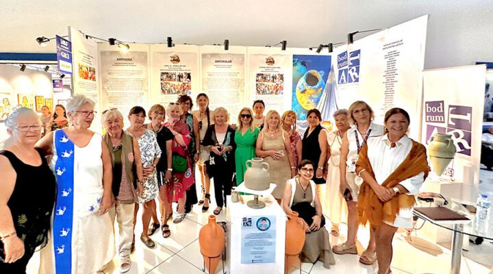 Amfora sergisi IAAF Bodrum sanat fuarında