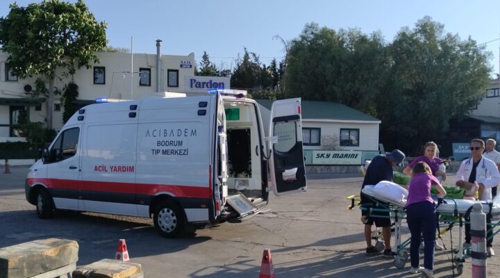 Deniz Ambulansı ile Kos’tan Bodrum’a Getirildi