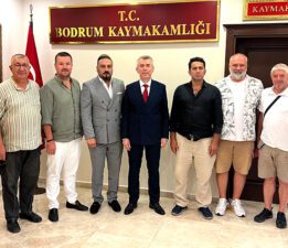 Bodrum Gazeteciler Cemiyeti’nden Kaymakam Sırmalı’ya Ziyaret