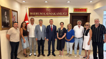 Metin Ergun Bodrum’da bir dizi ziyaret gerçekleştirdi