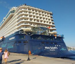 ‘Mein Schiff 5’ Bodrum Limanına yanaştı