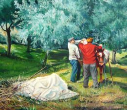 Firdevs Posacı’nın “Zeytin” sergisi Meetpoint AVM’de