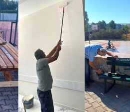 Belediyeden okullara bakım onarım desteği