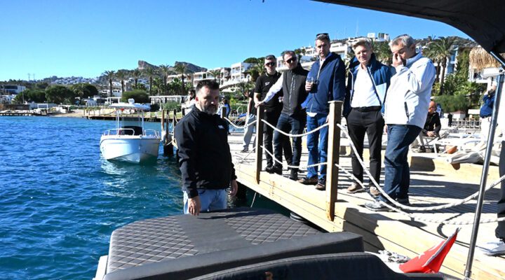 Dıştan takma tekne motorları Bodrum’da deneyimlendi