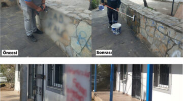 6 Ay İçerisinde 29 Duvar Yazısı Temizlendi