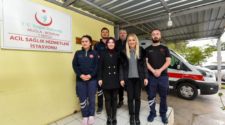 Bodrum’a yaz öncesi 5 yeni ambulans takviyesi