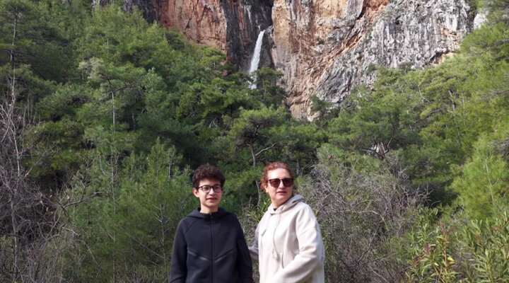 O şelalenin Bodrum’dan da ziyaretçileri var