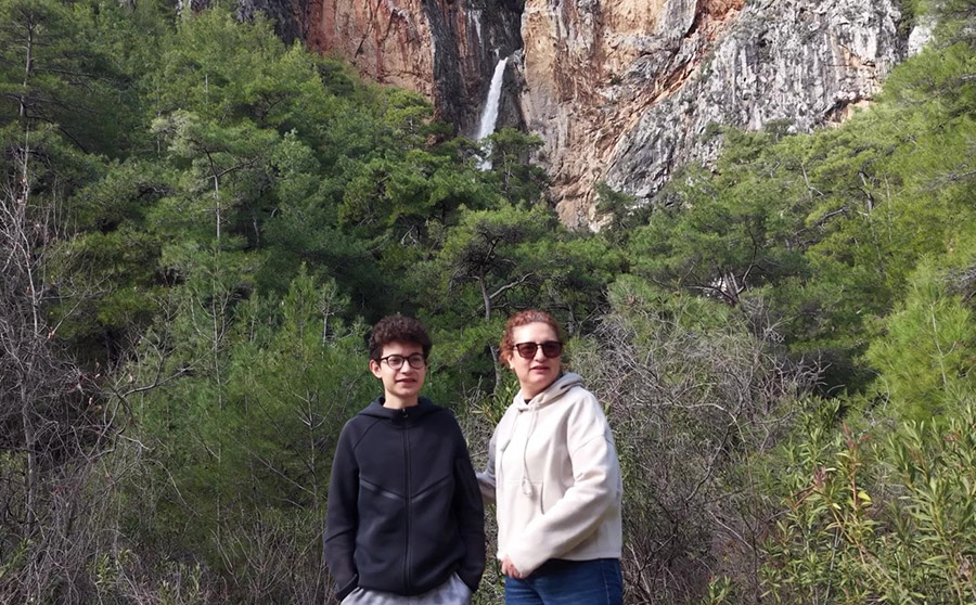 O şelalenin Bodrum’dan da ziyaretçileri var