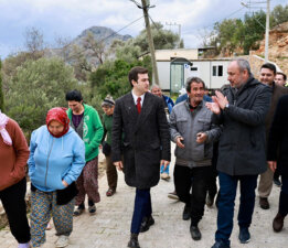 Başkan Mandalinci Mazı ve Yeniköy’deydi