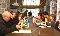 Üç Kuşak Mum Boyama Atölyesinde Buluştu