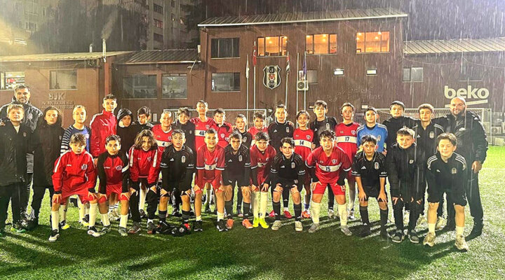 Ortakent Yahşi U12 Takımı Beşiktaş Futbol Akademisi ile Karşılaştı