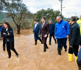 Başkan Mandalinci Su Taşkınlarının Yaşandığı Kızılağaç’ta