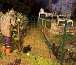 Bodrum Belediyesi Yağış Nöbetindeydi