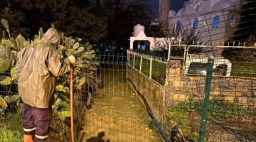 Bodrum Belediyesi Yağış Nöbetindeydi