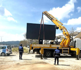 Söküm işlemleri Bodrum’da başladı