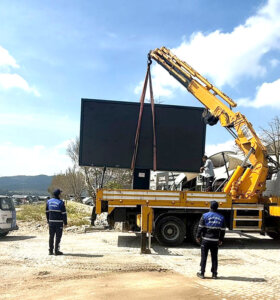 Söküm işlemleri Bodrum’da başladı