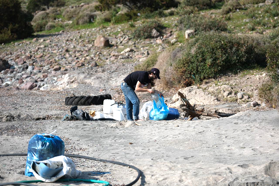 Tilkişen toplamaya gittiler, koyu temizlediler