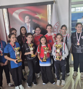 Kerem Aydınlar Ortaokulu Masa Tenisinde Muğla Şampiyonu Oldu