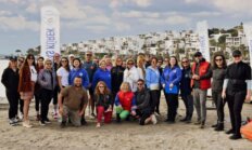 60 kadın ilk kez kürekle tanıştı