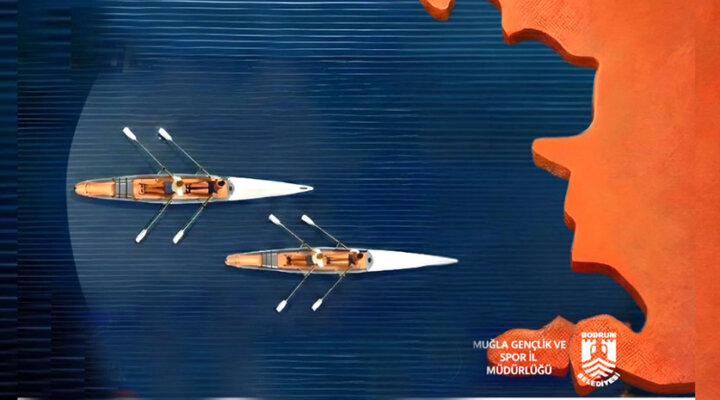 Ege Bölgesi Kürek Yarışları Kupası Bitez Sahili’nde düzenleniyor