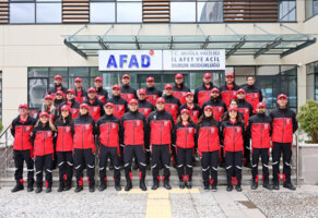 BAK Ekibine AFAD Akreditasyon Arması