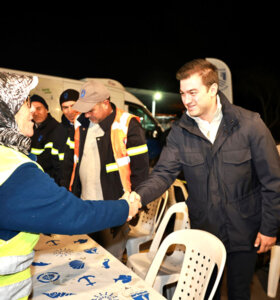 Başkan Mandalinci Kademe’de Sahura Katıldı