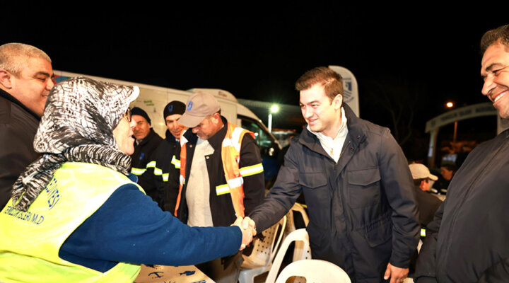 Başkan Mandalinci Kademe’de Sahura Katıldı