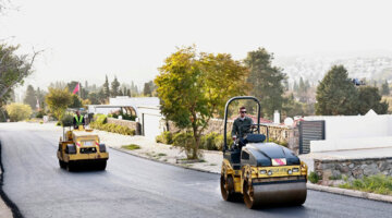 Bergamut Caddesi Yenilenen Yüzüyle Hizmete Açılıyor