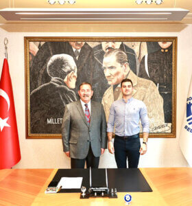 Başkan Topuz’dan Başkan Mandalinci’ye Ziyaret