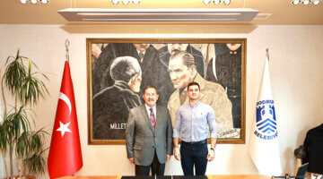 Başkan Topuz’dan Başkan Mandalinci’ye Ziyaret