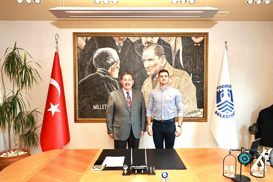 Başkan Topuz’dan Başkan Mandalinci’ye Ziyaret