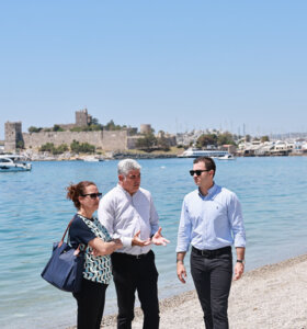Bodrum’un sahilleri yaza hazırlanıyor
