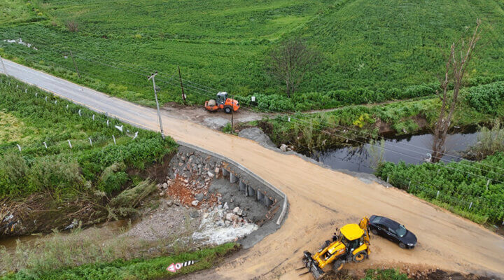 Çöken Köprüye Hızlı Müdahale