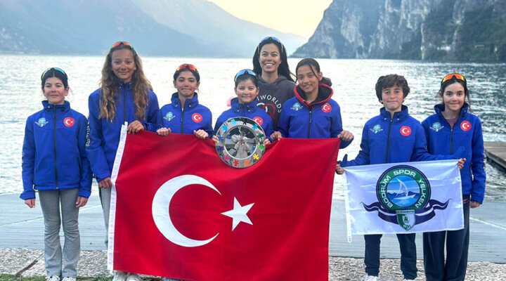 Bodrumlu Yelkenci Garda’da Üçüncü Oldu