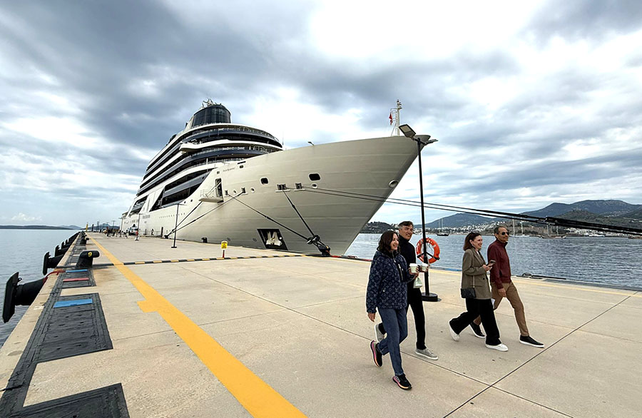 Bodrum’a ilk kez geldi