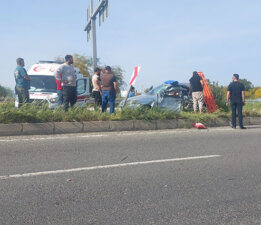 Bodrum-Milas karayolunda yaşanan kazada 1 yaşındaki bebek hayatını kaybetti