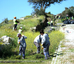 Antik Halikarnassos Surlarında Turizm Haftası hazırlığı