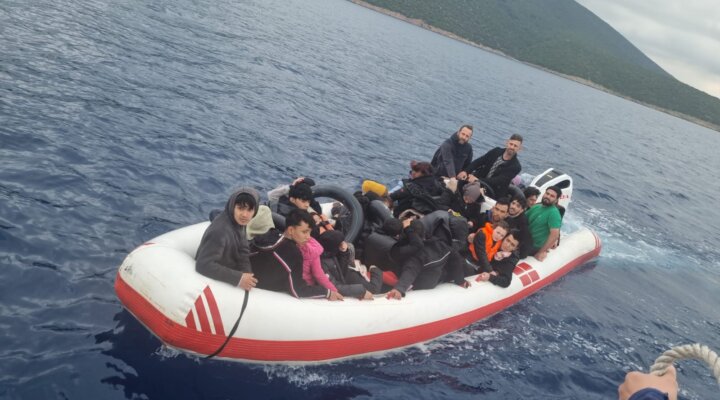 16’sı çocuk 40 göçmen yakalandı