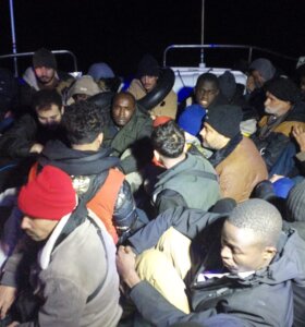 Bodrum açıklarında 30 düzensiz göçmen kurtarıldı