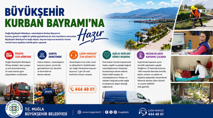Büyükşehir Kurban Bayramı’na Hazır