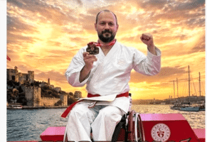 Bodrumlu Para-Karate Sporcusu Deniz Korudağ Dünya Şampiyonu Oldu
