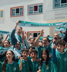 Okullarda Bodrum FK coşkusu