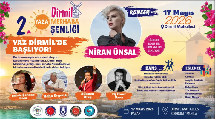Dirmil’de 2. Yaza Merhaba Şenliği 17 Mayıs’ta