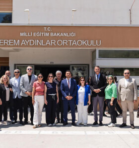 Ortakent’te okul yararına kermes düzenlendi