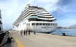 Crystal Serenity adlı gemi Bodrum’da