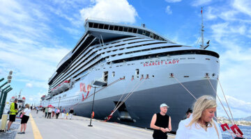 Bodrum’a iki kruvaziyerle 2636 turist geldi